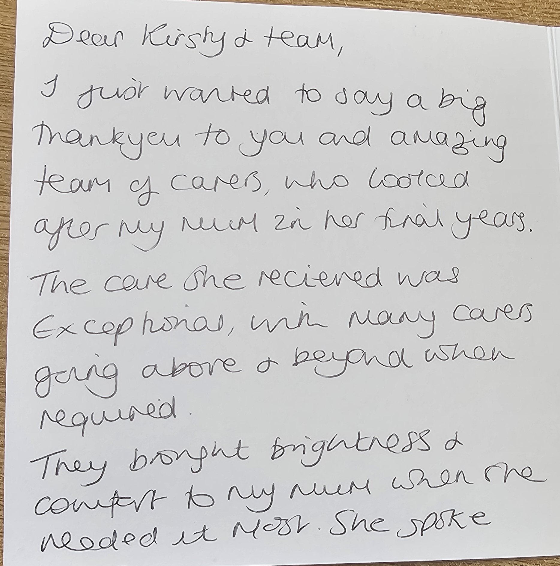 A Heartfelt Thank You: Celebrating the Exceptional Care at Lakeland Care