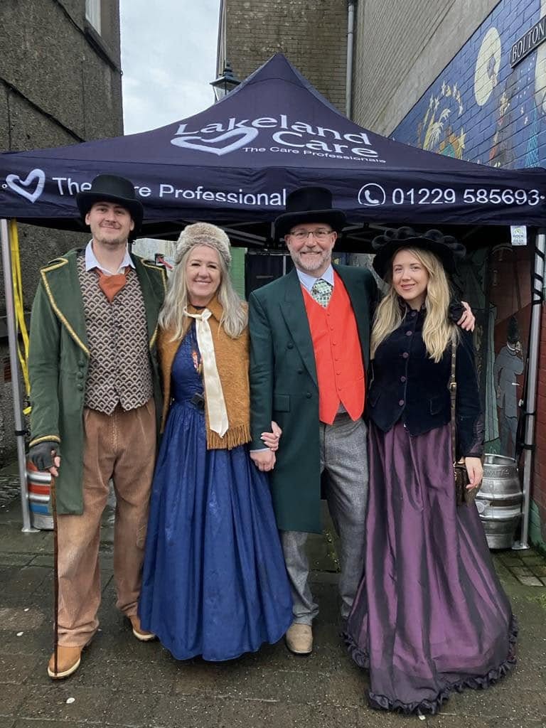 Lakeland Care Fundraises and Spreads Festive Cheer at Ulverston’s Dickensian Festival
