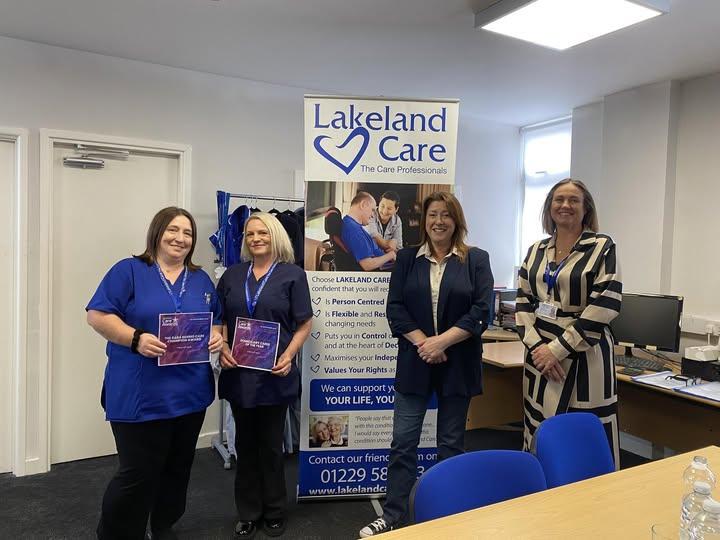 MP Michelle Scrogham recognises Lakeland Care’s award-winning home carers